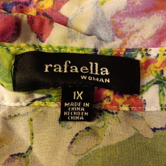 Rafaella Woman 1X button down blouse - Picture 3 of 3